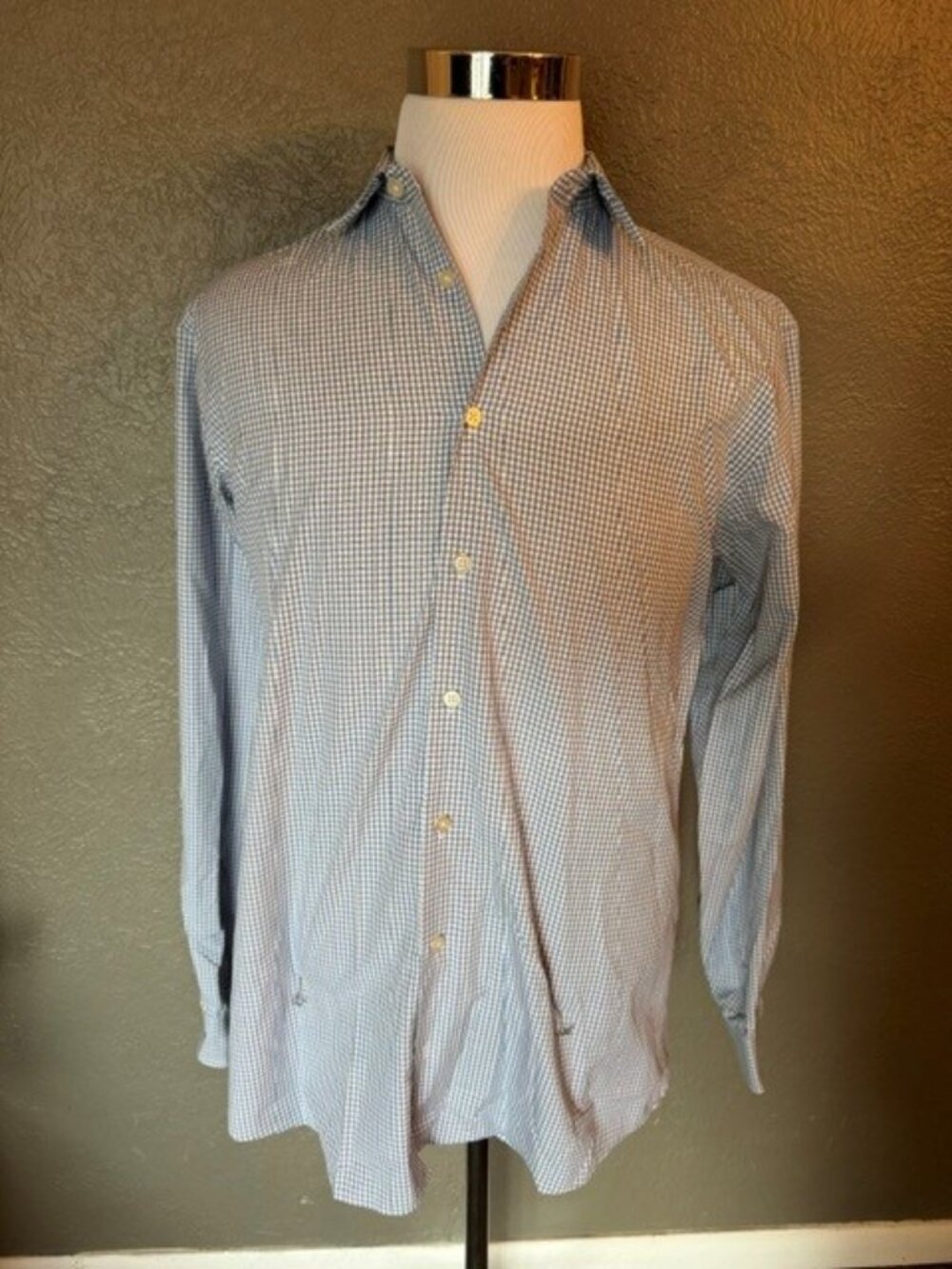 Kenneth Cole Slim Fit Mens Button Down Dress Shirt